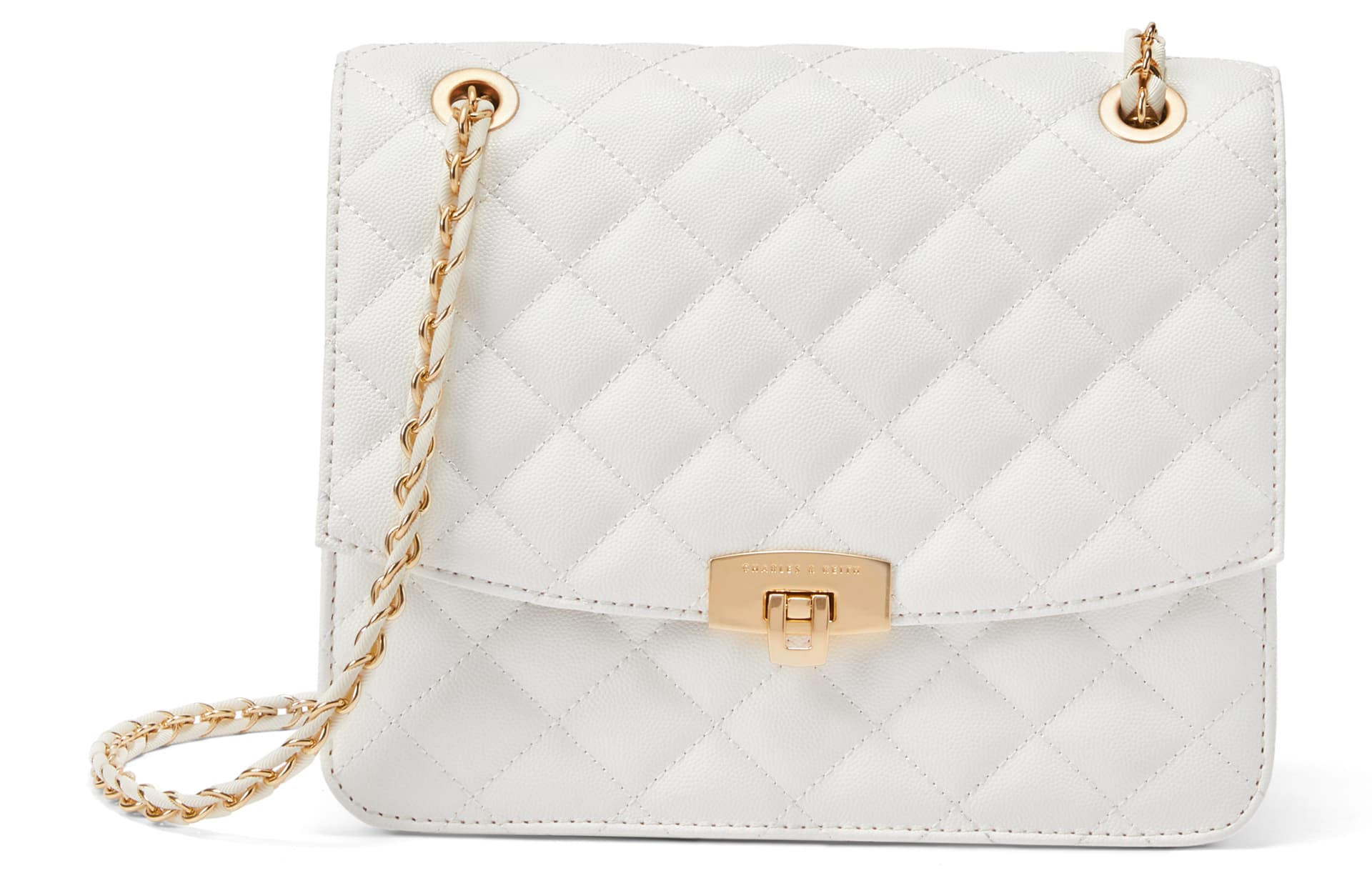 Сумка через плечо CHARLESKEITH BlackWhitePink - изображение 1