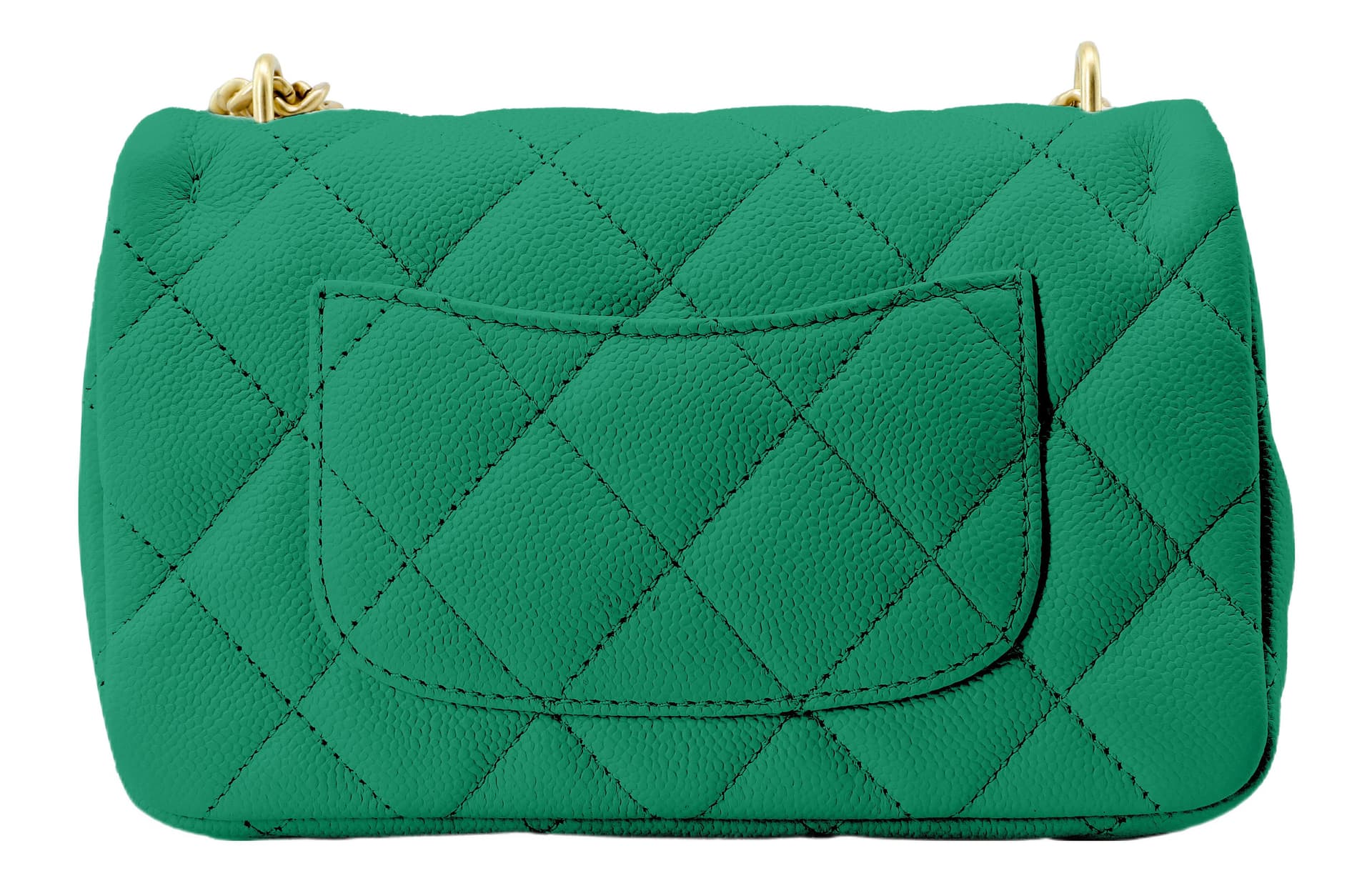 Сумка через плечо CHANEL 23P Small Flap Bag Green - изображение 3