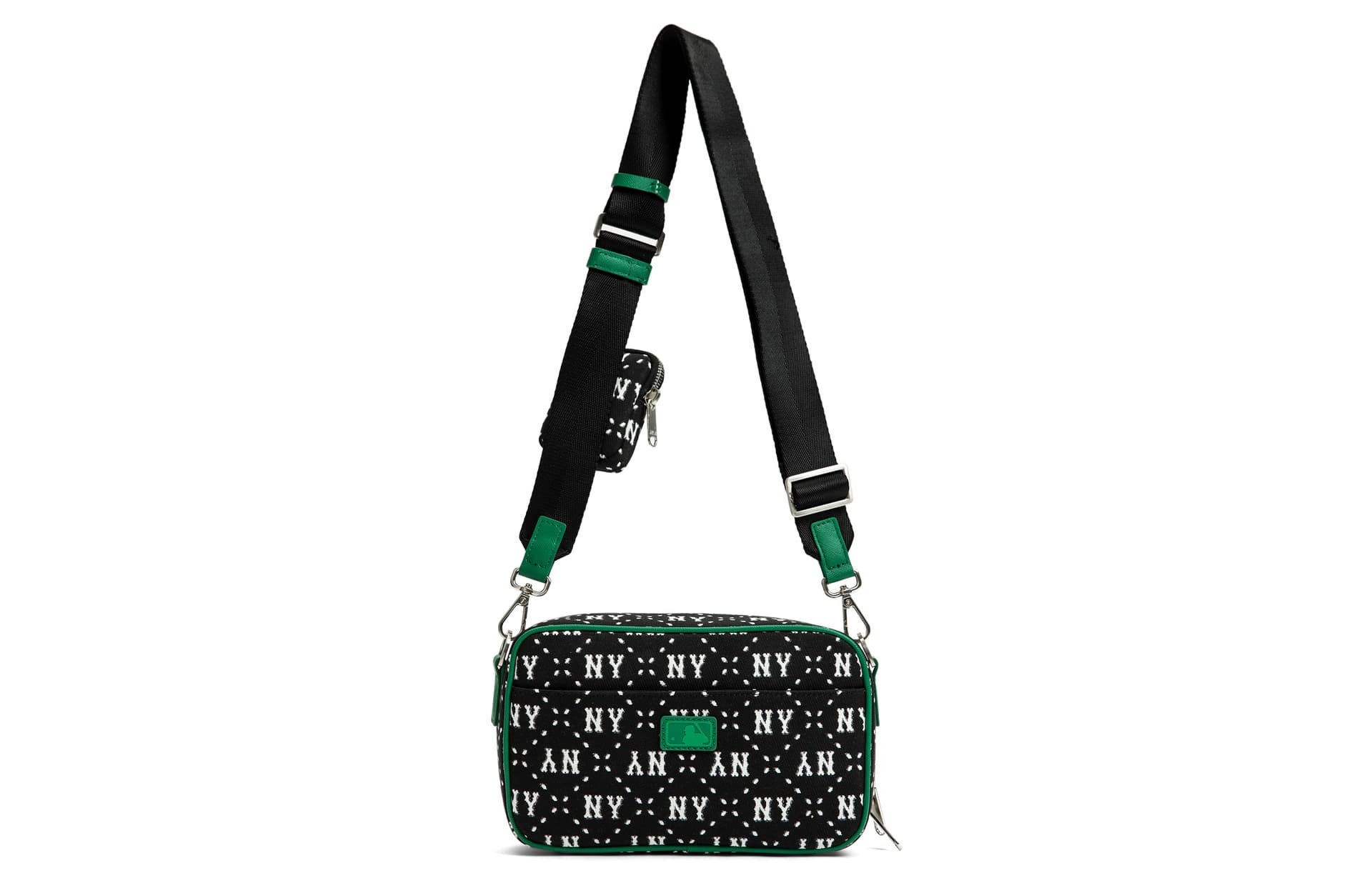 Сумка через плечо MLB Monogram Crossbody Bag Black - изображение 2