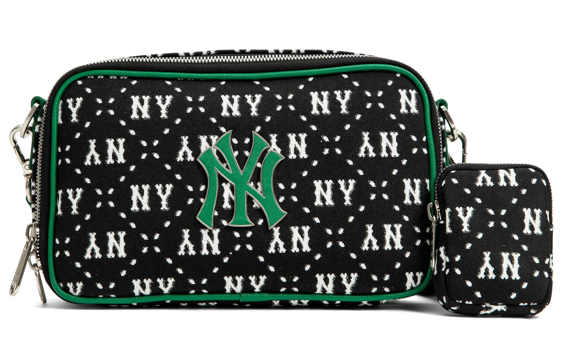 Сумка через плечо MLB Monogram Crossbody Bag Black - изображение 3