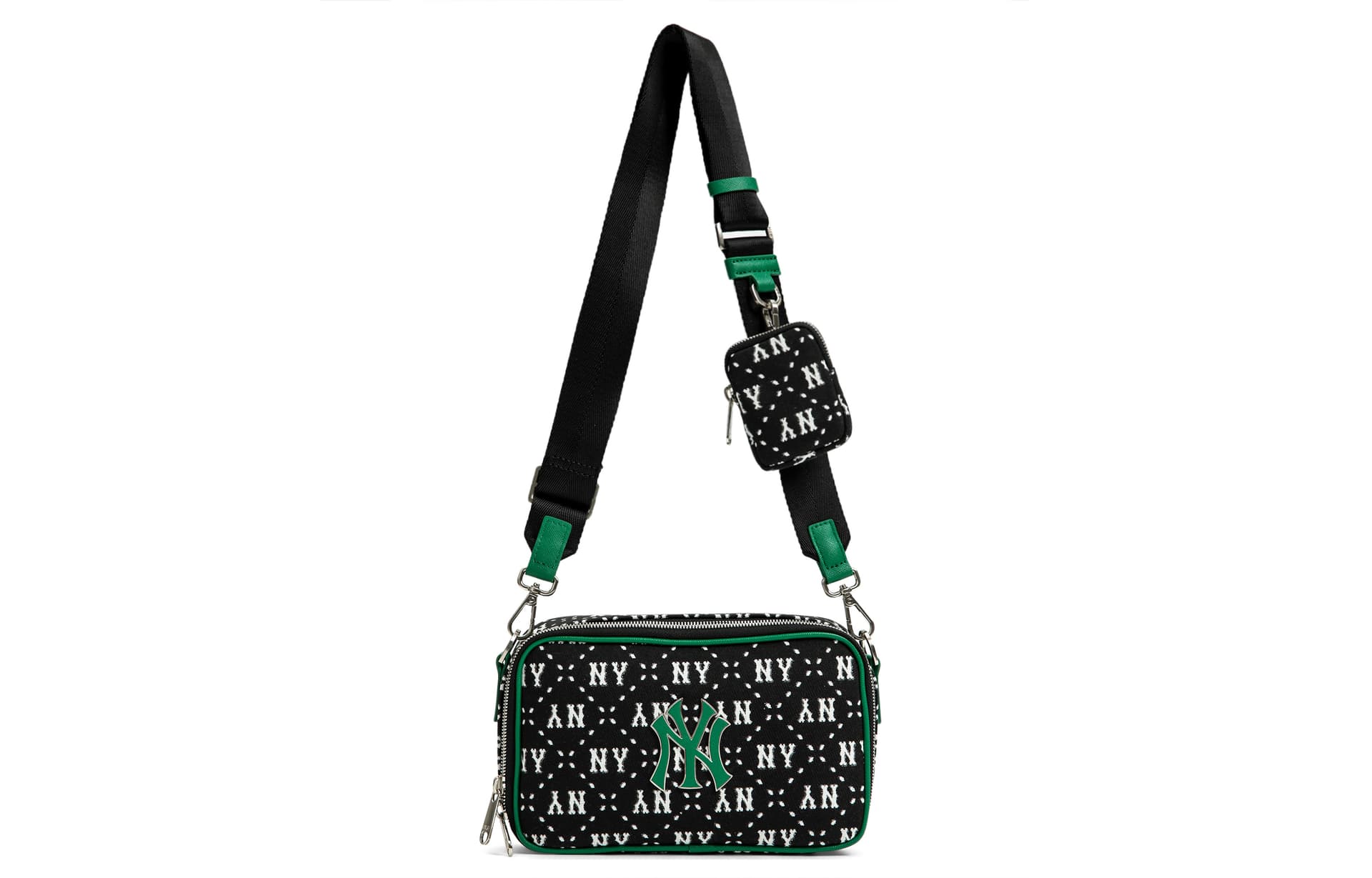 Сумка через плечо MLB Monogram Crossbody Bag Black - изображение 1