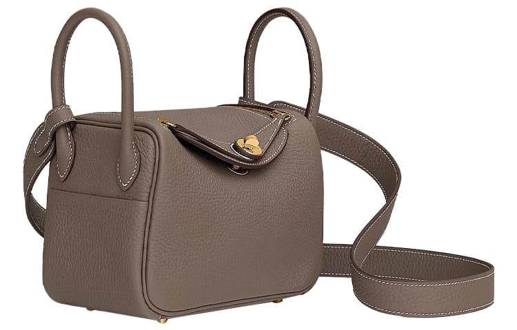 Сумка через плечо HERMES Lindy Mini 19 TC 18 Etoupe - изображение 2