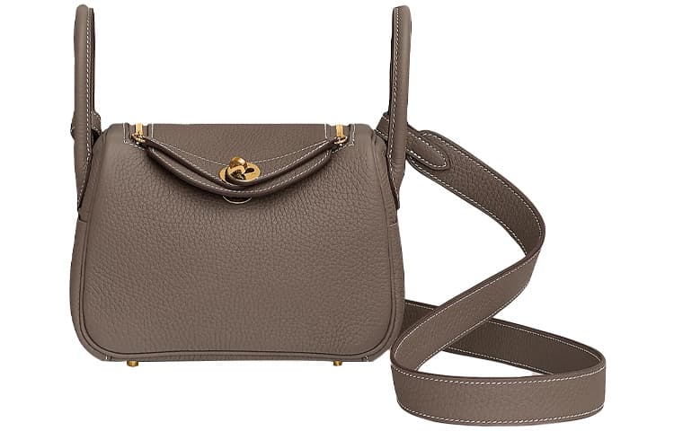 Сумка через плечо HERMES Lindy Mini 19 TC 18 Etoupe - изображение 1