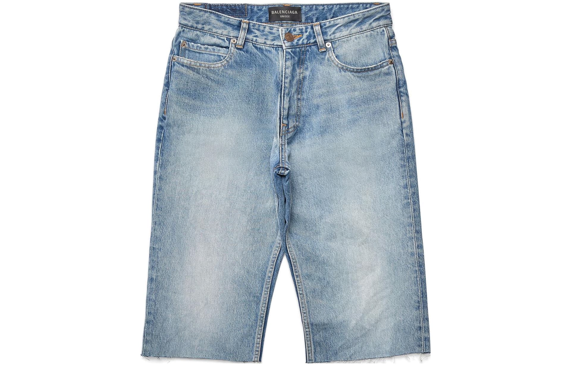 Джинсовые шорты Balenciaga FW23 Blue Shorts - изображение 3