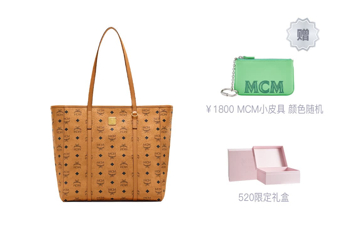 Мини-сумка MCM Toni Visetos Tote - изображение 6