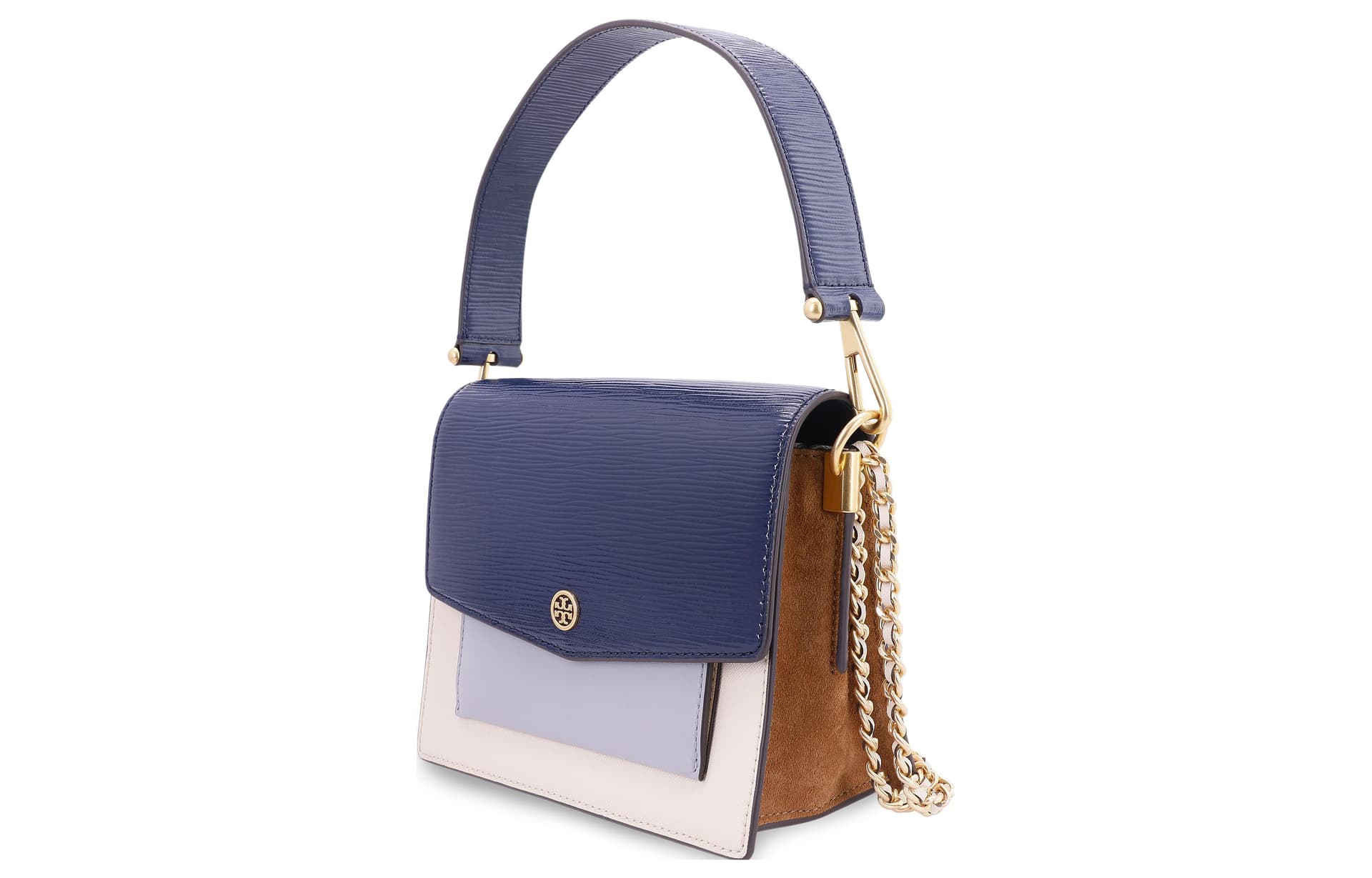 Сумка Tory Burch Robinson Navy Colorblock - изображение 2
