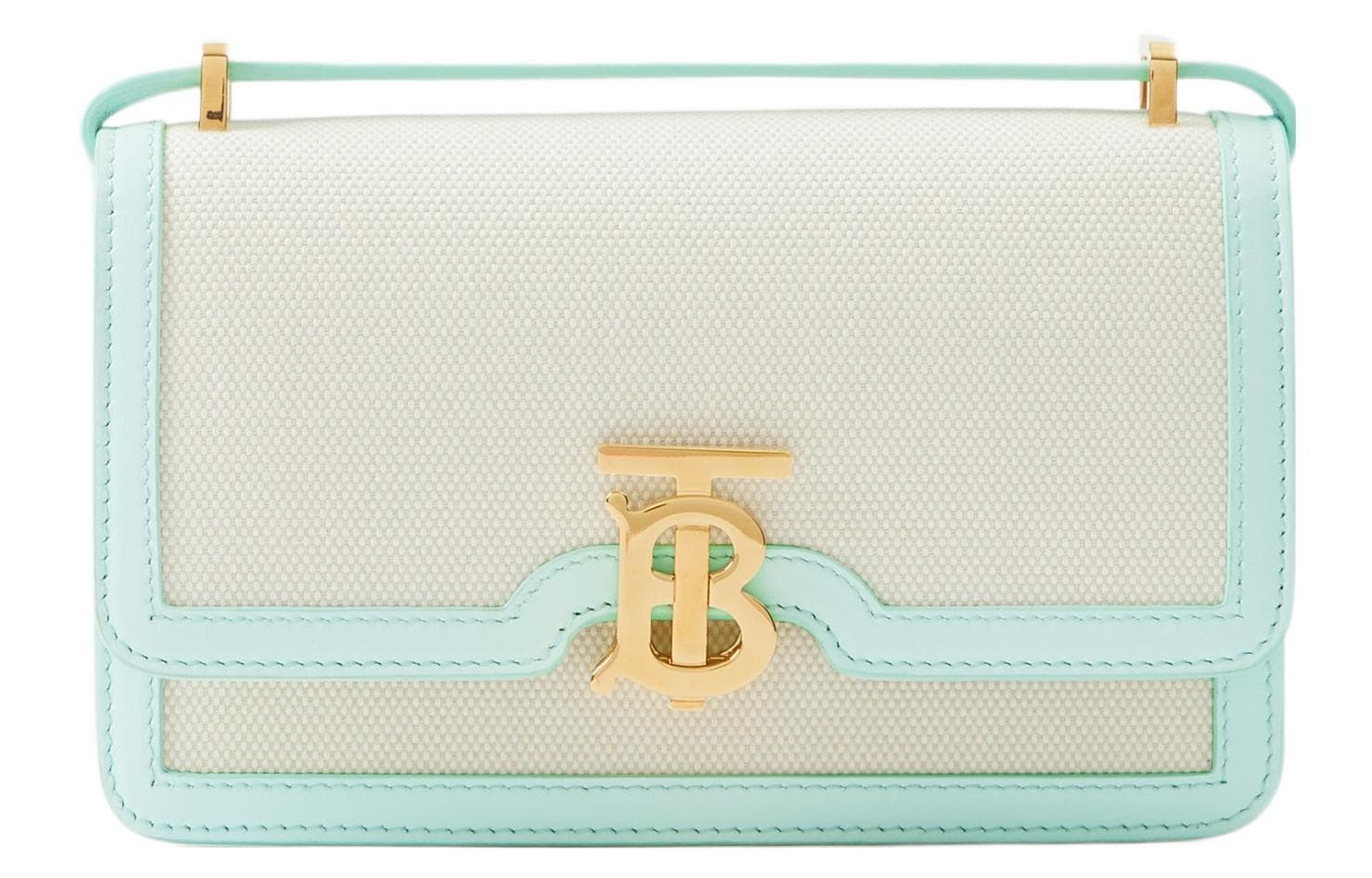 Сумка через плечо Burberry Signature Lock Mini Bag Natural Mint - изображение 1