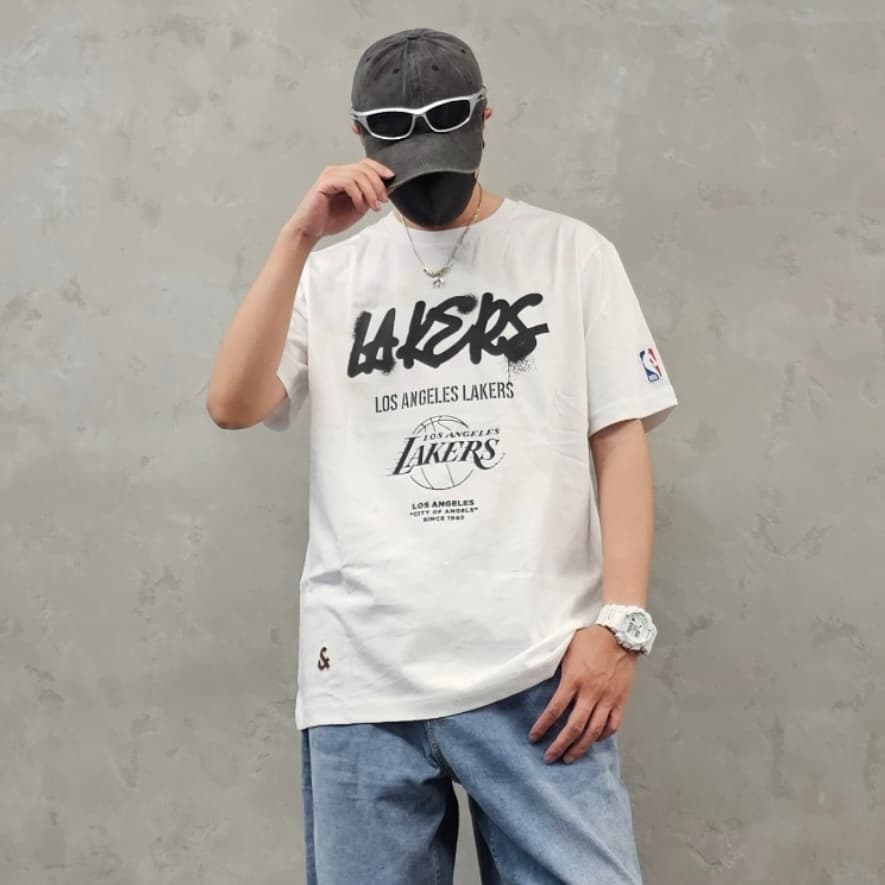 Футболка JACK JONES x NBA Lakers T-Shirt - изображение 5