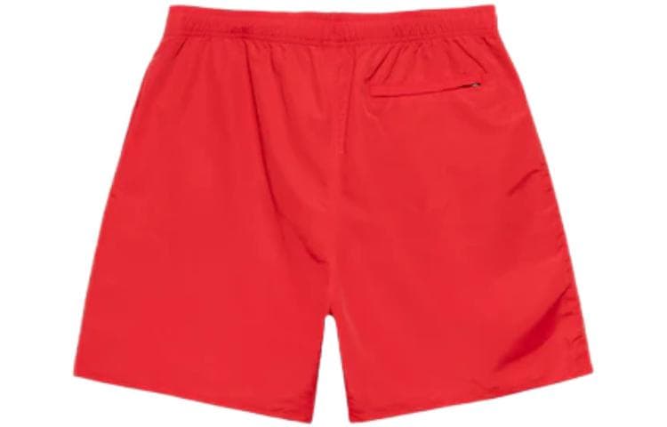 Тренировочные штаны Stussy Logo Print Shorts Red - изображение 2