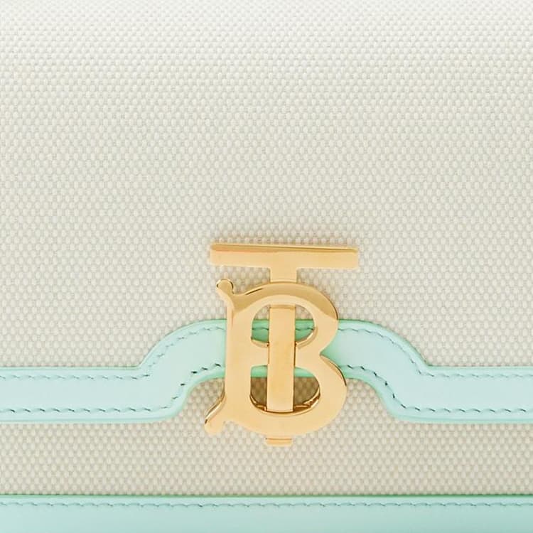 Сумка через плечо Burberry Signature Lock Mini Bag Natural Mint - изображение 5