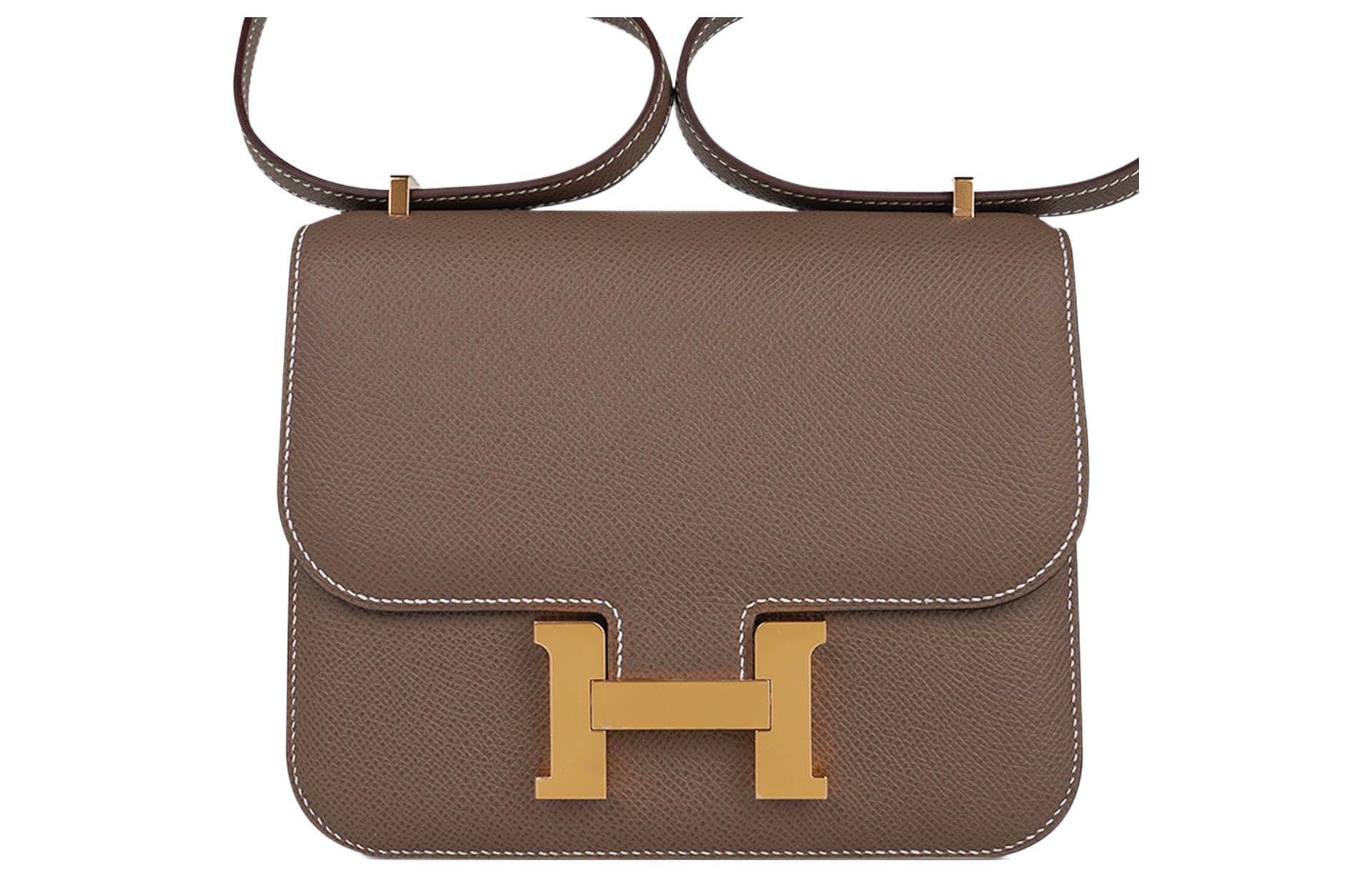 Сумка через плечо HERMES Constance 19 Epsom 18 Etoupe - изображение 2