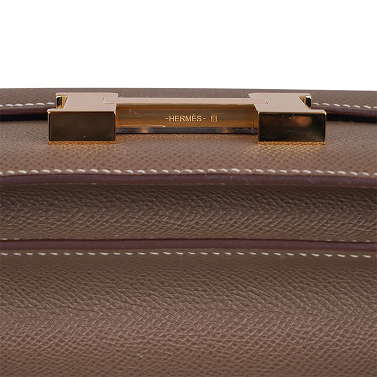 Сумка через плечо HERMES Constance 19 Epsom 18 Etoupe - изображение 13