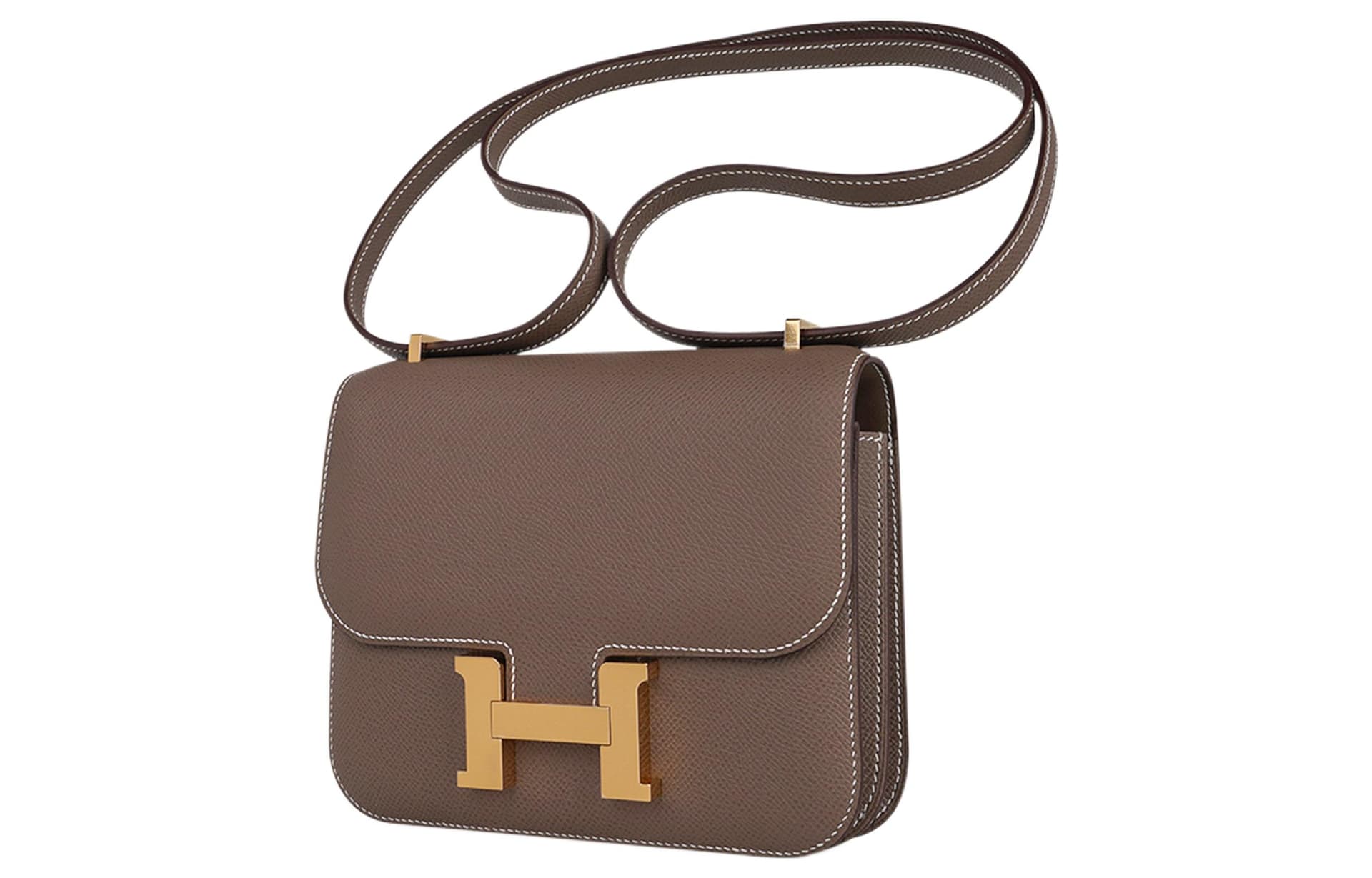 Сумка через плечо HERMES Constance 19 Epsom 18 Etoupe - изображение 3