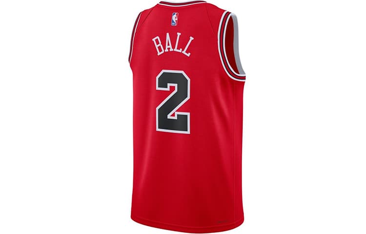 Баскетбольная майка Nike NBA DRI-FIT Chicago Bulls Lonzo Ball 2 Jersey - изображение 2
