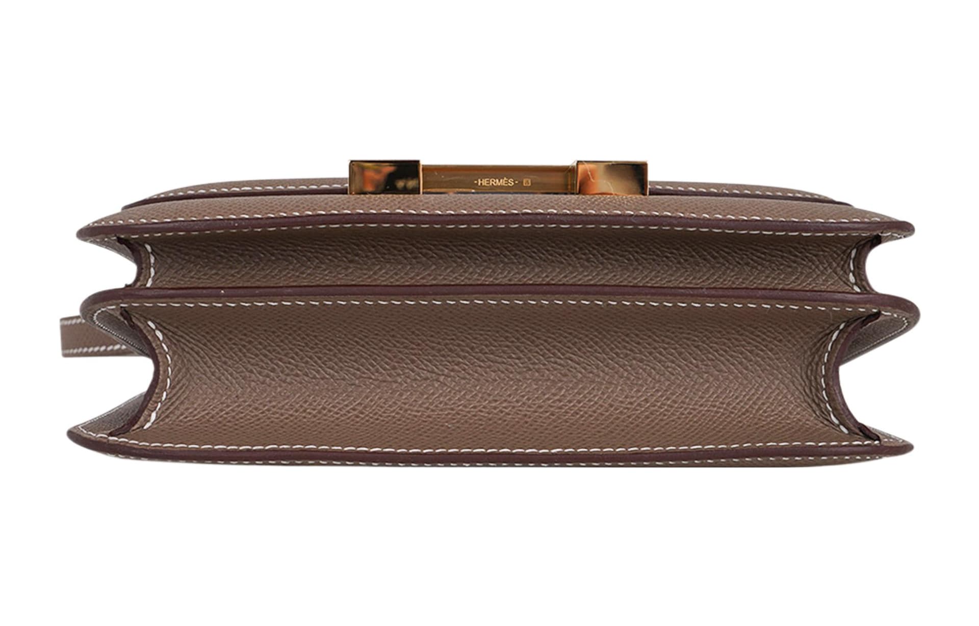 Сумка через плечо HERMES Constance 19 Epsom 18 Etoupe - изображение 9