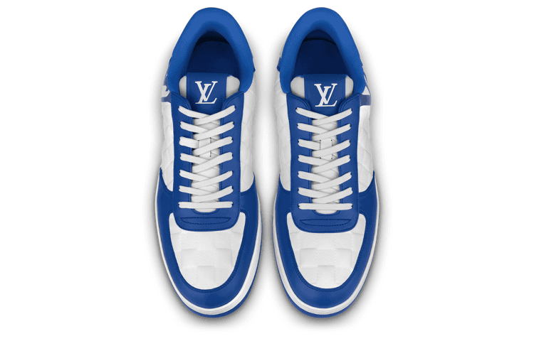 Кроссовки Louis Vuitton Rivoli Low Top Sneakers Blue White - изображение 4