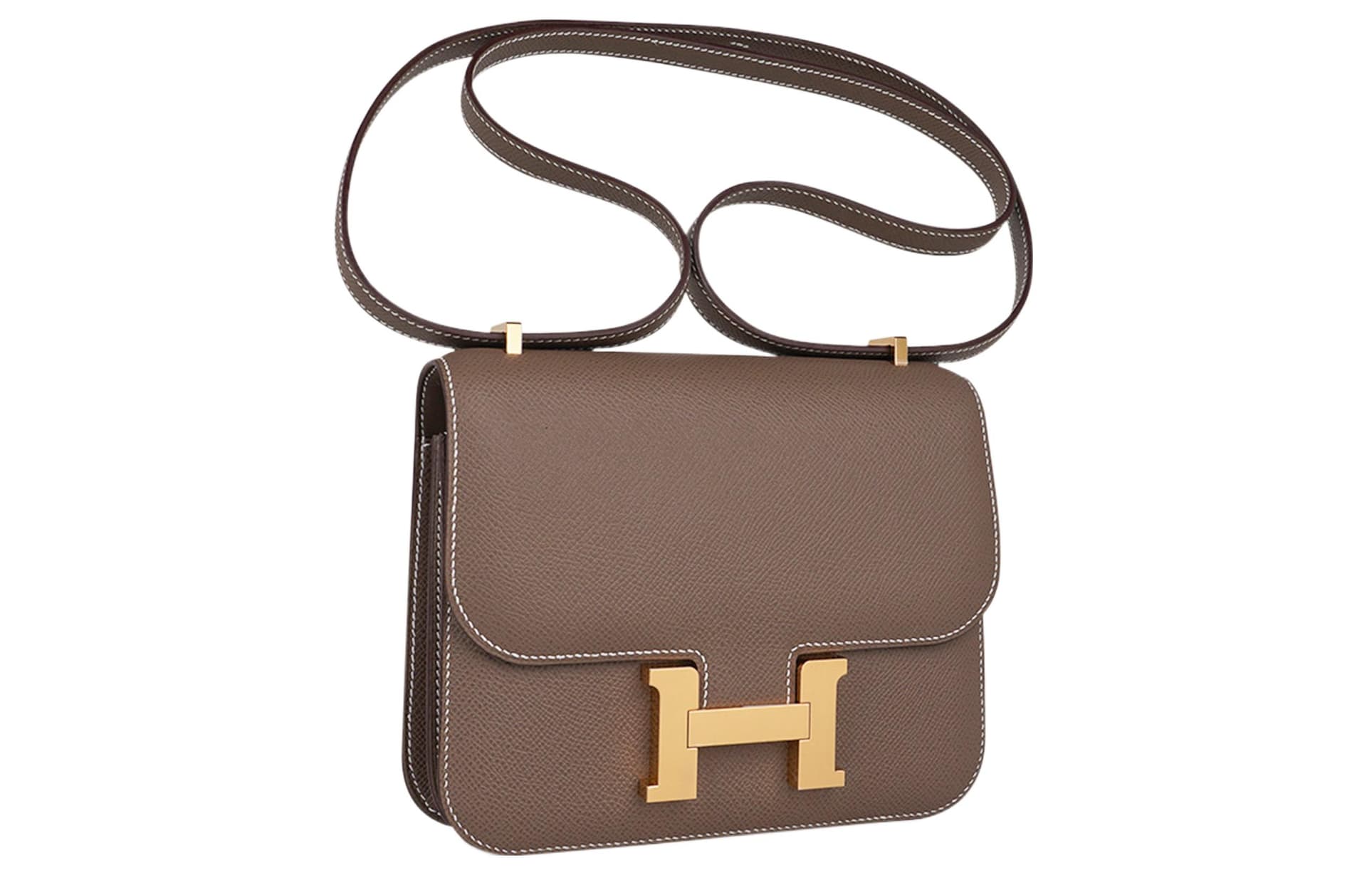 Сумка через плечо HERMES Constance 19 Epsom 18 Etoupe - изображение 5