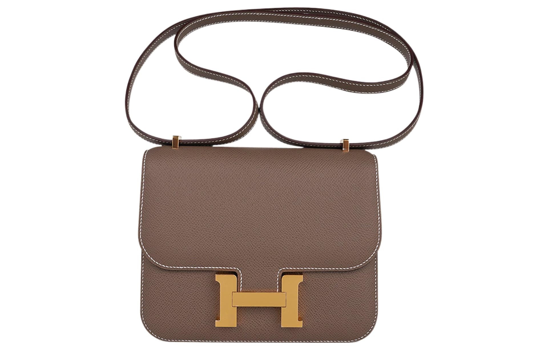 Сумка через плечо HERMES Constance 19 Epsom 18 Etoupe - изображение 1