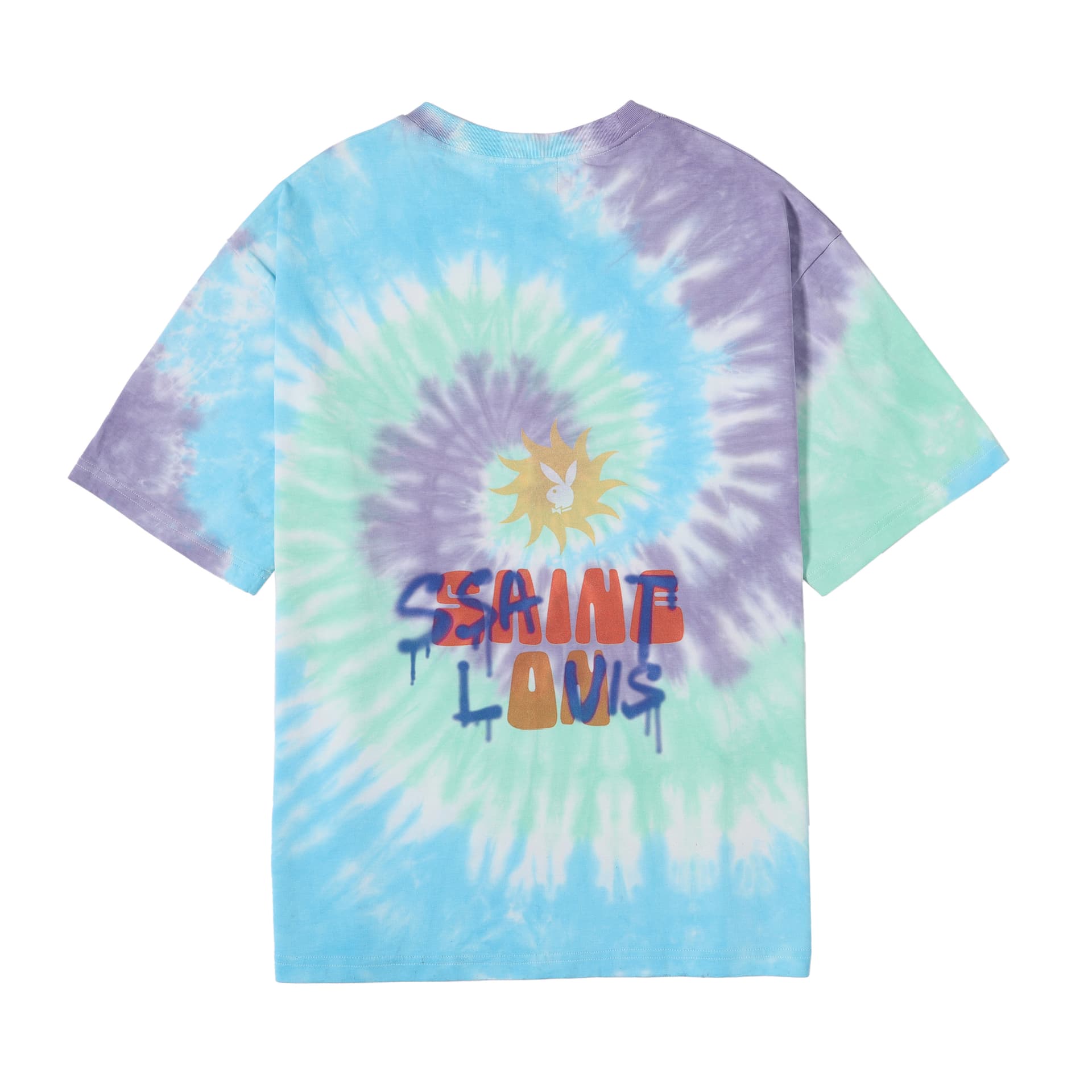 Футболка SSSAINT LOUIS x Playboy Tie-Dye T-Shirt - изображение 2