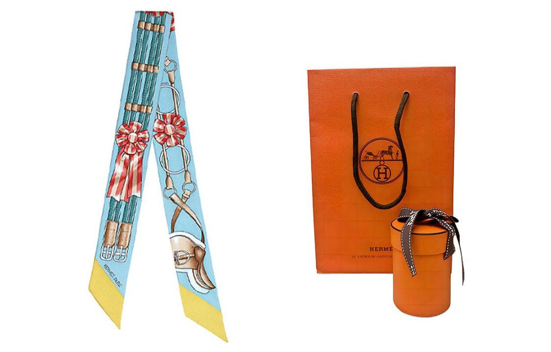 Платок HERMES Jumping Twilly - изображение 2