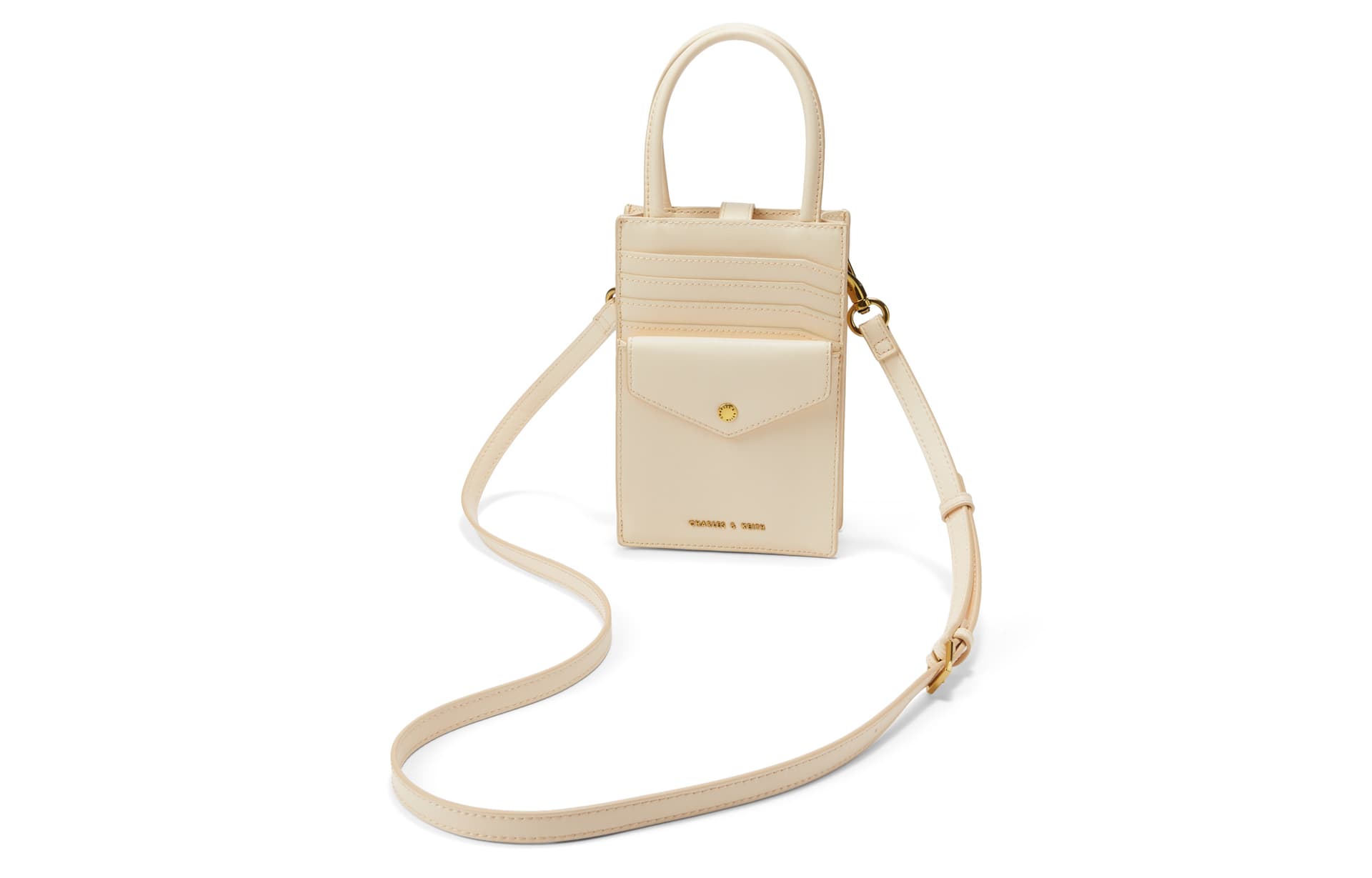 Сумка CHARLESKEITH PU ck BeigeBlack - изображение 3