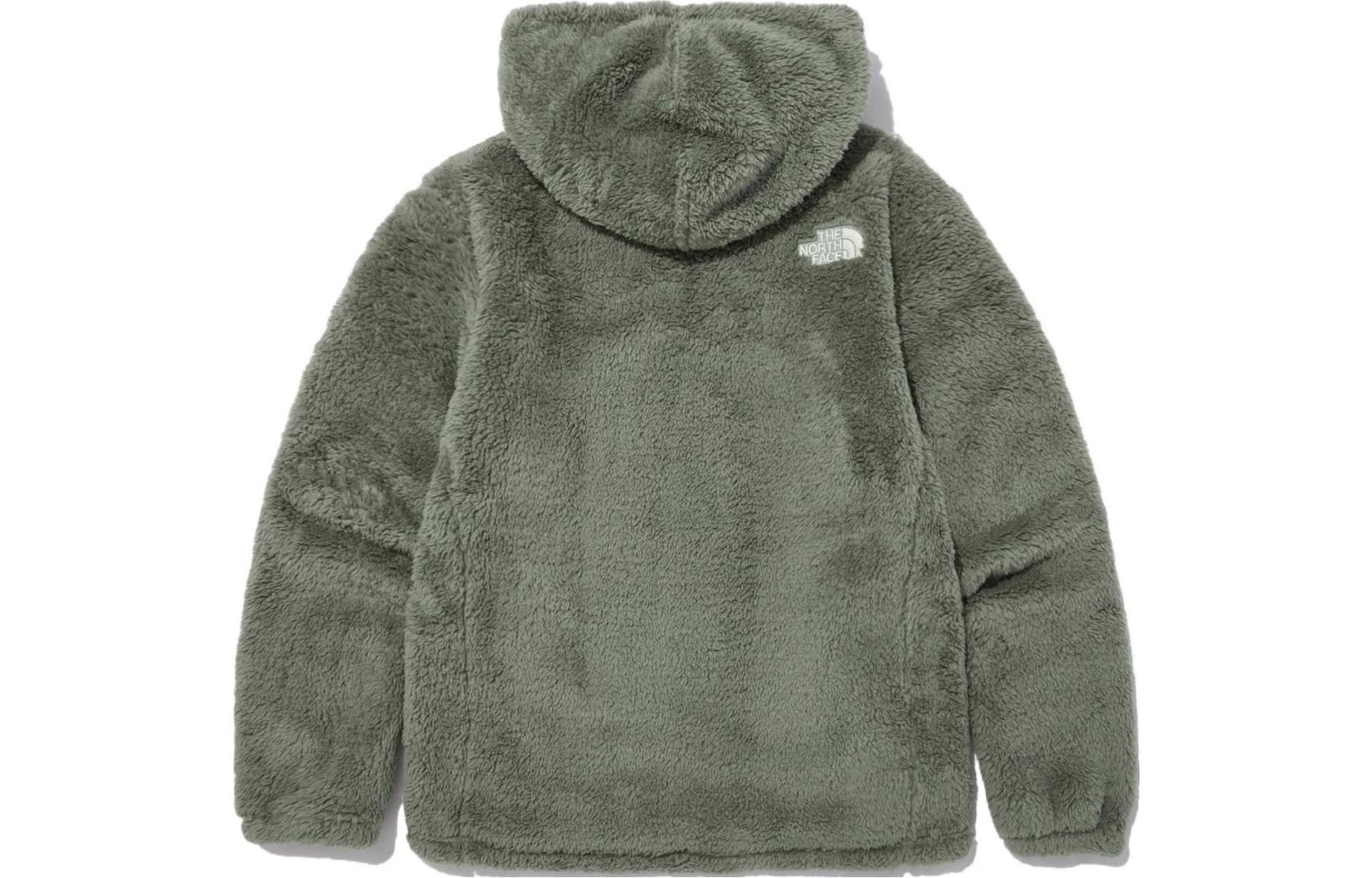 Куртка The North Face Logo Fleece Hoodie Olive - изображение 2