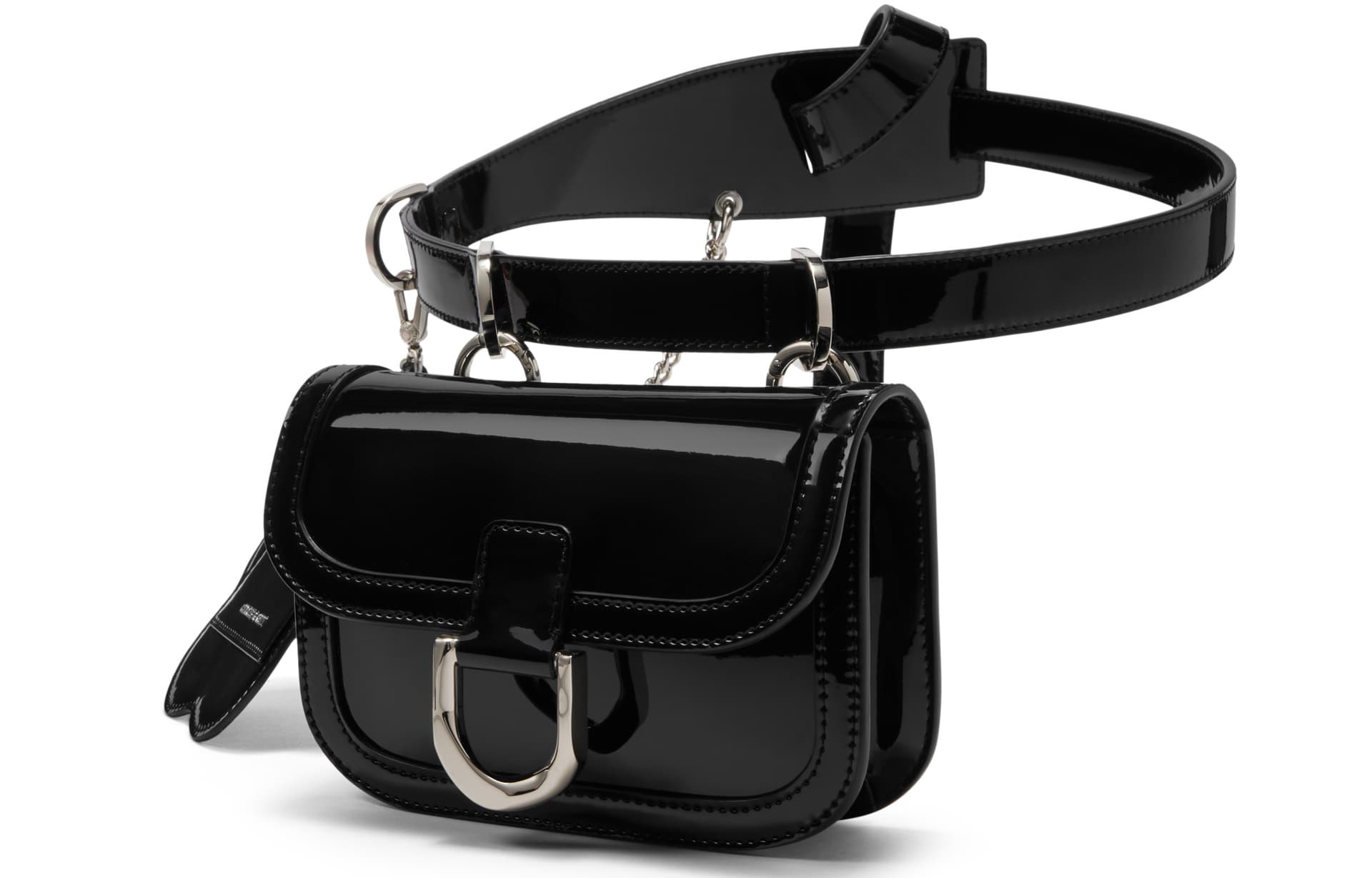 Поясная сумка CHARLESKEITH PU BrownPewterBlackPink - изображение 3