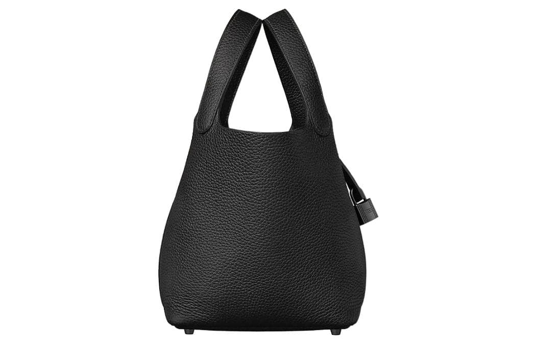 Сумка HERMES Picotin 18 allblack Clemence 18 89 Noir - изображение 4