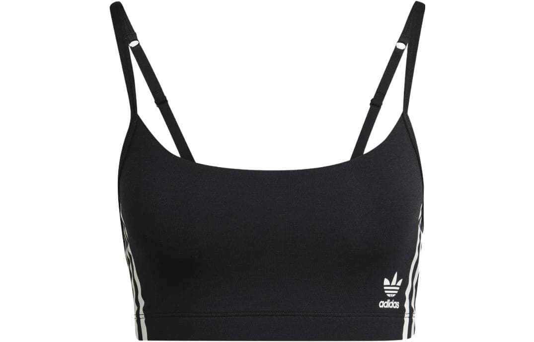 Бюстгальтер adidas originals Adicolor Comfort Flex Cotton Scoop Bralette Logo - изображение 1