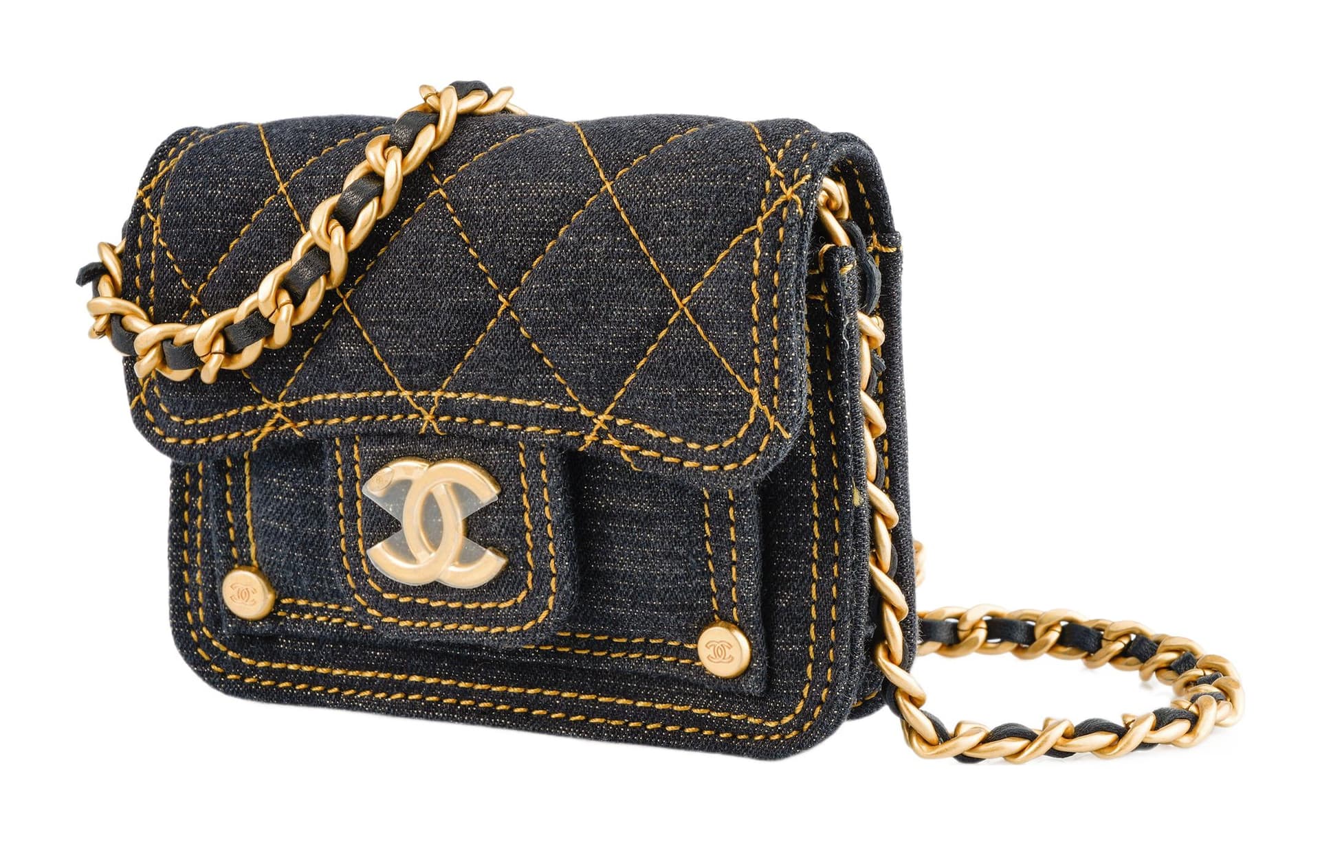 Сумка через плечо CHANEL 23S Double You Logo - изображение 3