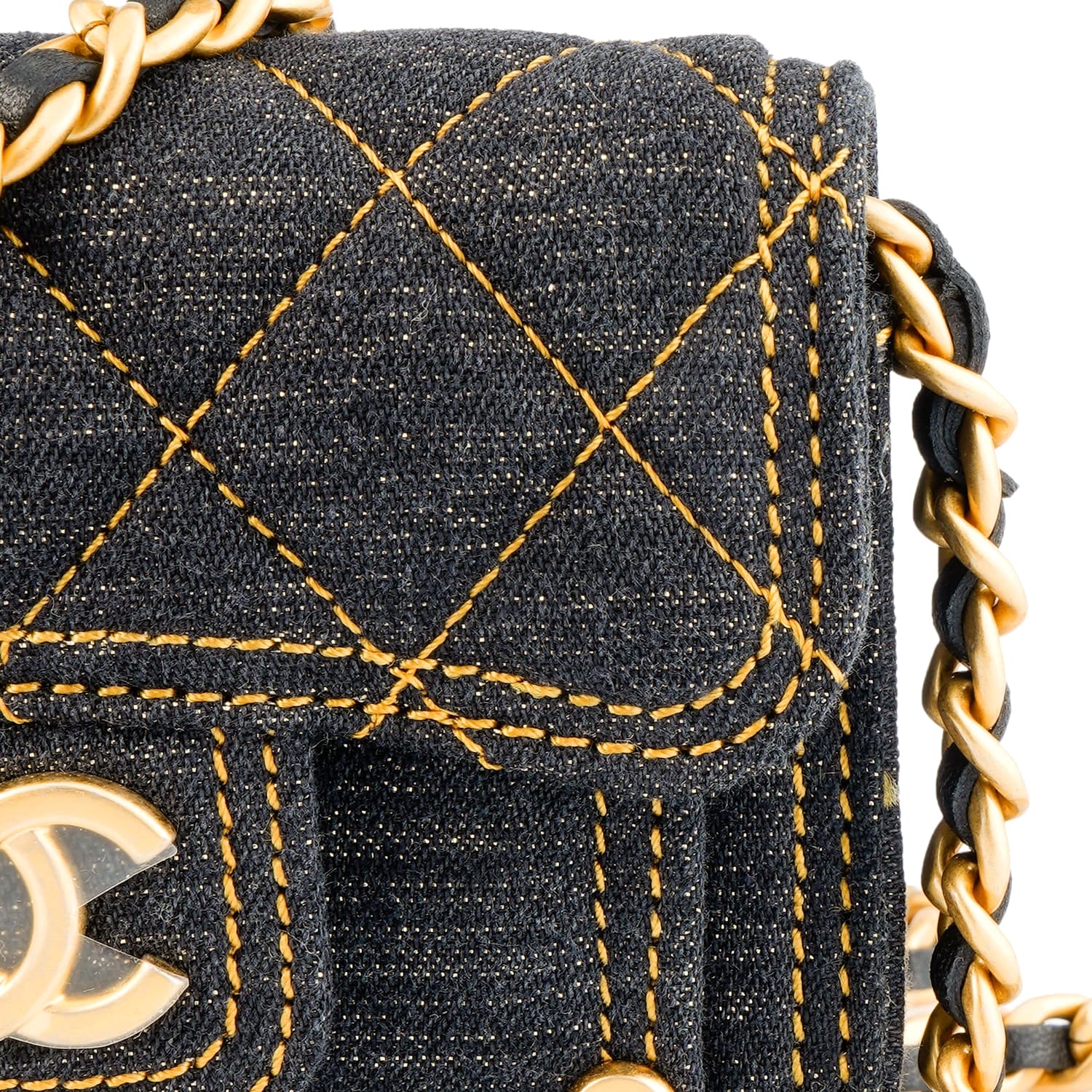 Сумка через плечо CHANEL 23S Double You Logo - изображение 6