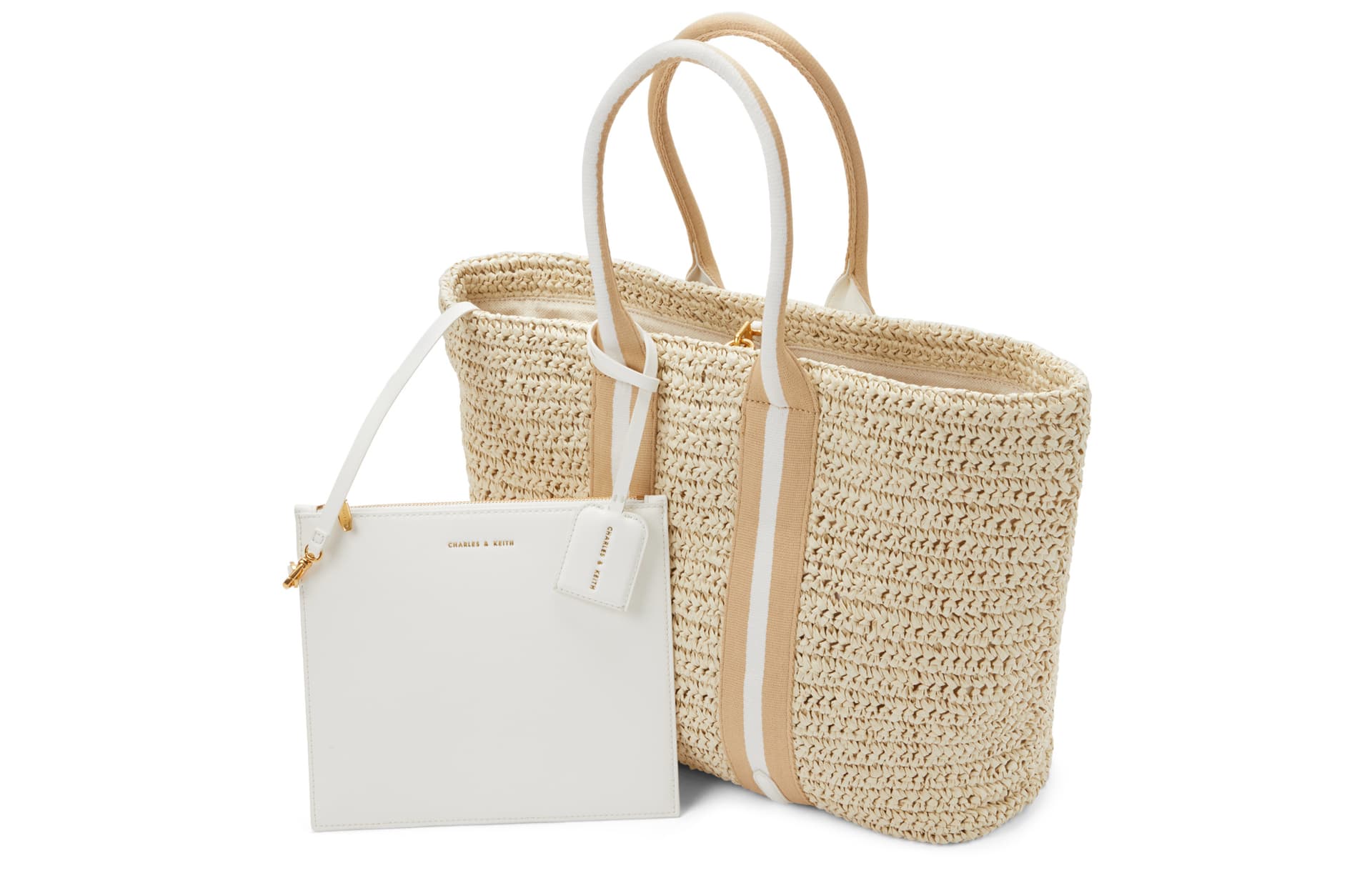 Сумка CHARLESKEITH Tote ChocolateWhite - изображение 1