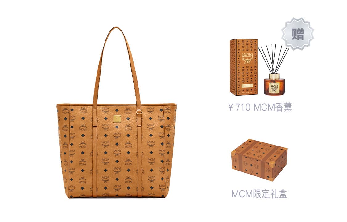 Мини-сумка MCM Toni Visetos Tote - изображение 7