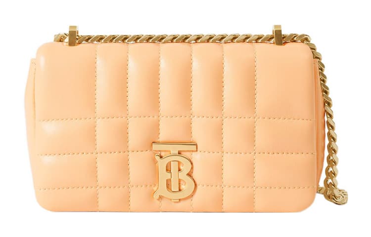 Сумка через плечо Burberry Lola Mini Gold - изображение 1