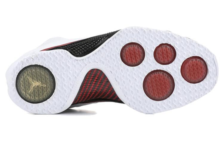 Ретро баскетбольные кроссовки Jordan Air Jordan 21 White Varsity Red Metallic Silver (2006) - изображение 5