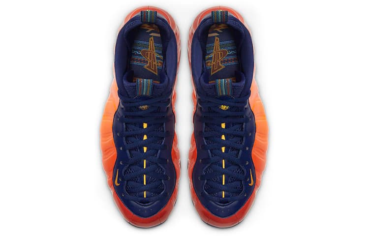 Ретро баскетбольные кроссовки Nike Foamposite One Rugged Orange - изображение 4