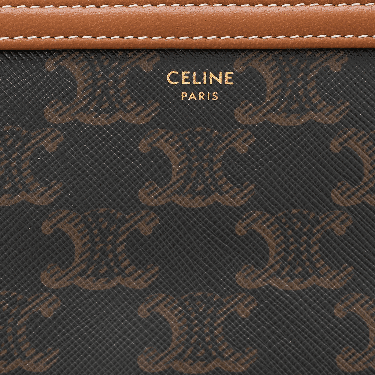Сумка через плечо CELINE Triomphe Canvas Chain Bag - изображение 9