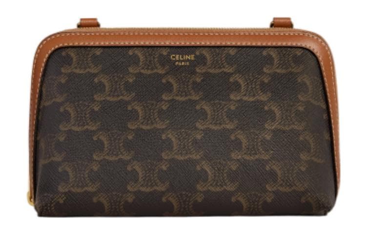 Сумка через плечо CELINE Triomphe Canvas Chain Bag - изображение 1