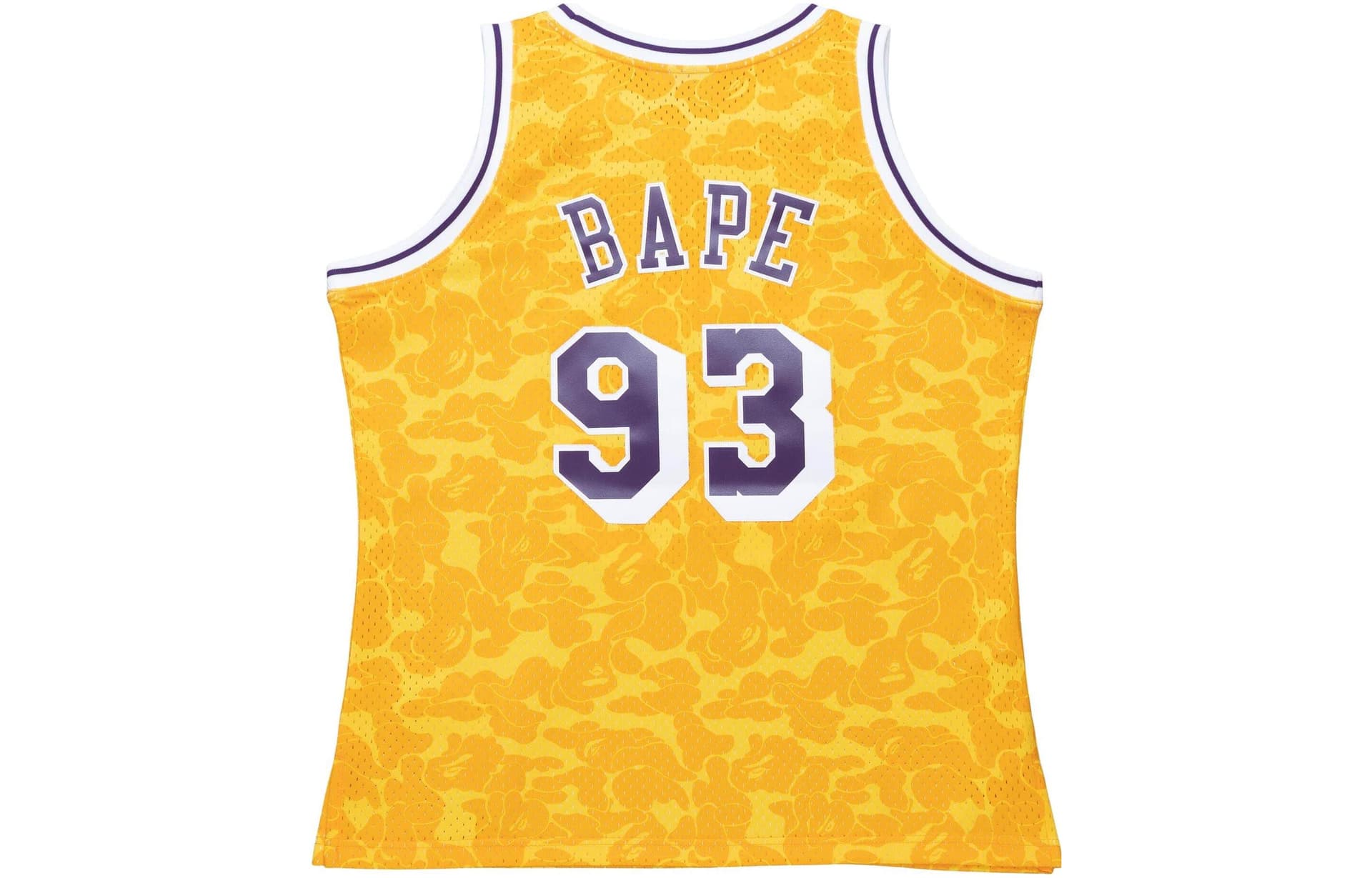 Баскетбольная майка Mitchell Ness x BAPE - изображение 2