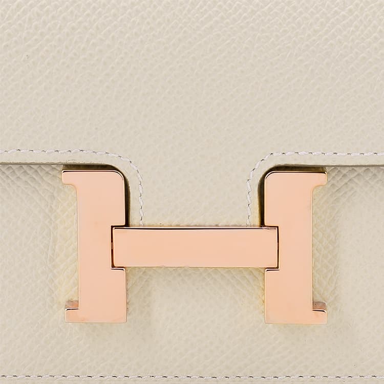 Поясная сумка HERMES Constance Slim Epsom 10 Craie - изображение 6