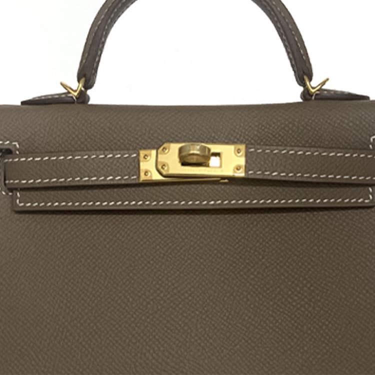 Сумка HERMES Mini Kelly Epsom 18 Etoupe - изображение 4