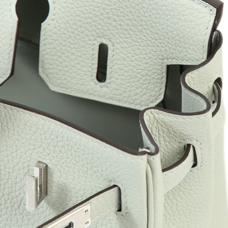 Сумка HERMES Birkin 25 Togo 0W Gris Neve - изображение 9