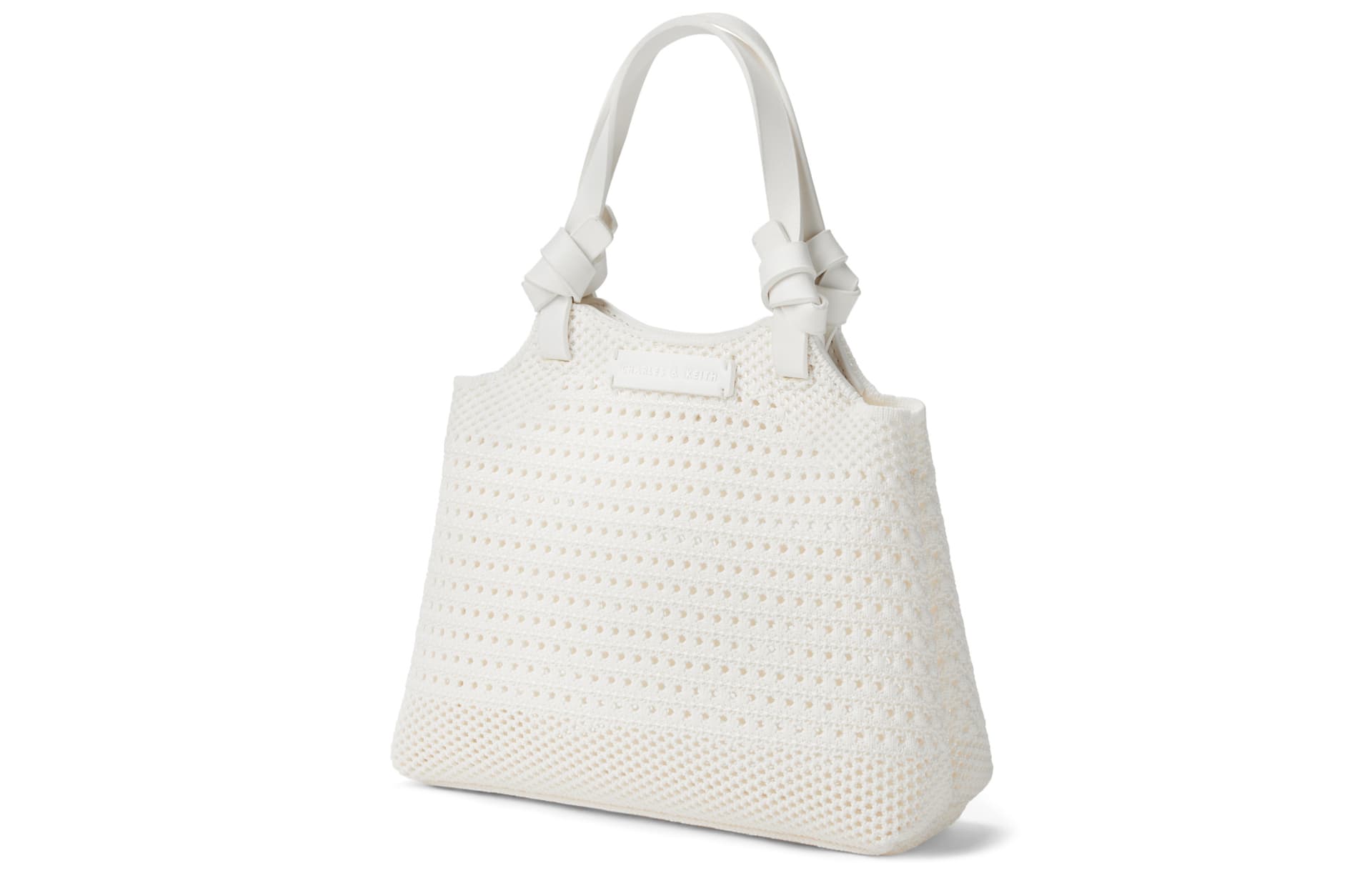 Сумка CHARLES&KEITH Модная мягкая сумка-тоут из плетеного PU для отпуска - изображение 2