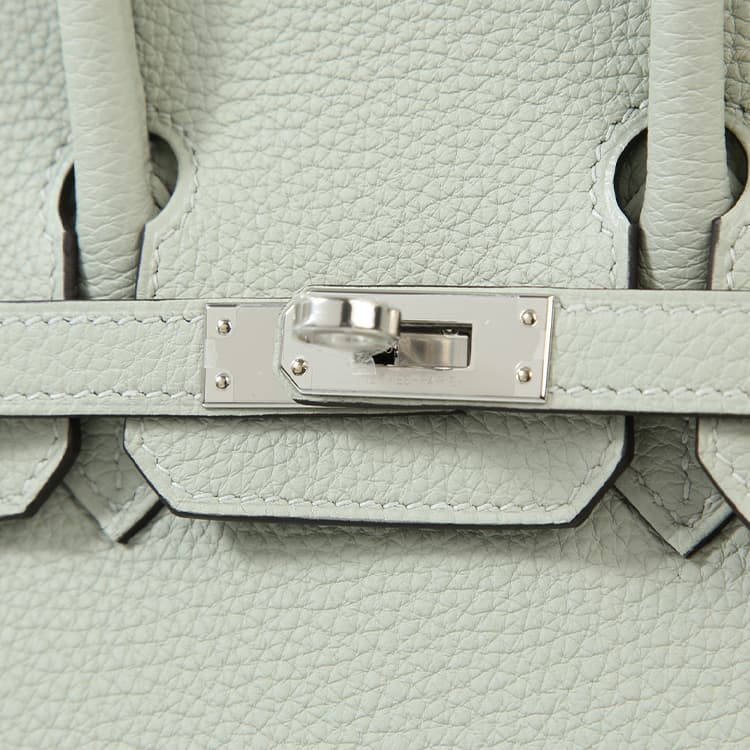 Сумка HERMES Birkin 25 Togo 0W Gris Neve - изображение 11