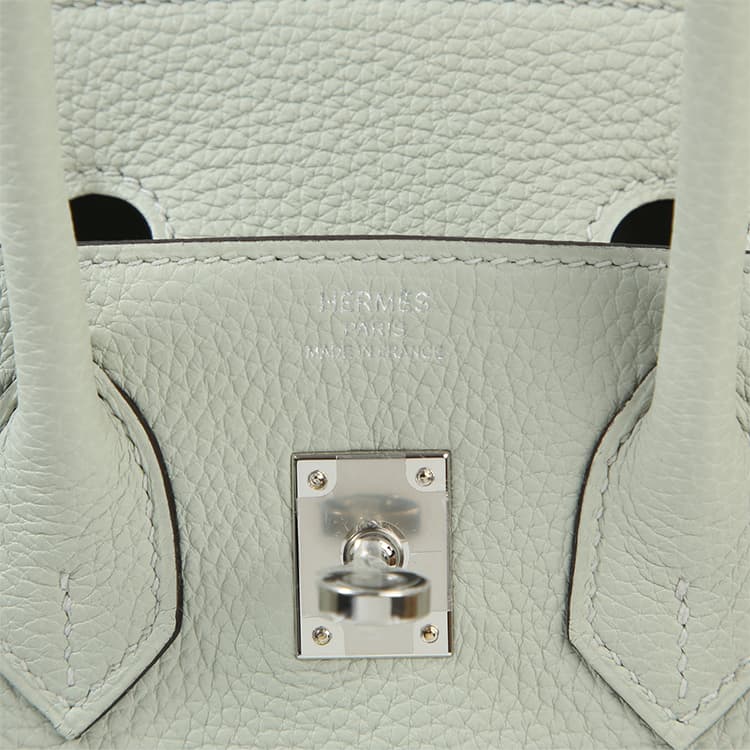 Сумка HERMES Birkin 25 Togo 0W Gris Neve - изображение 10