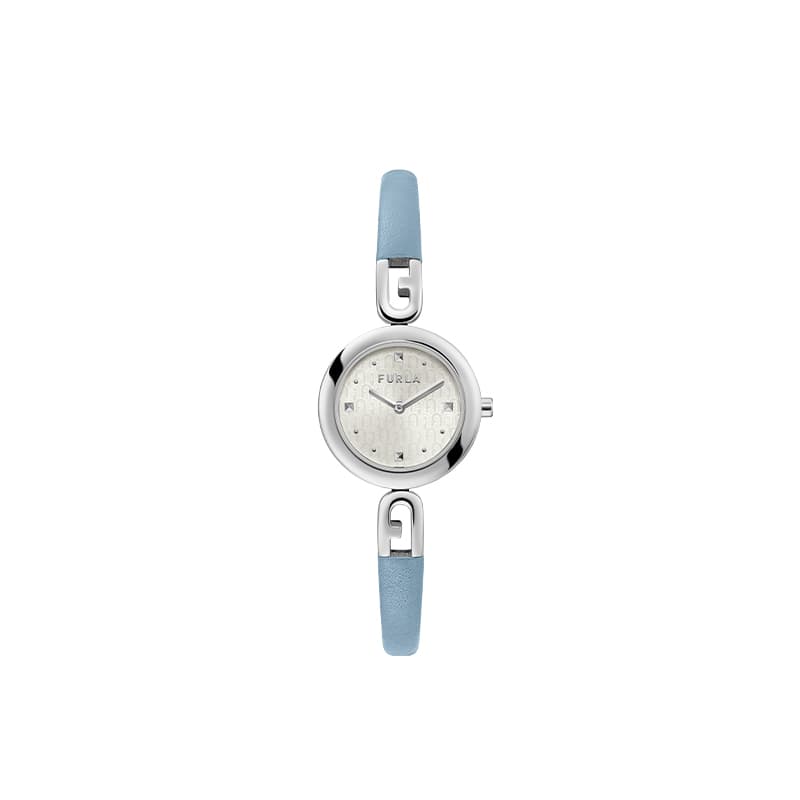 Механические часы Furla Heritage Часы с ремешком на запястье кварцевый механизм натуральная кожа шнуровка 28 мм серебристый циферблат - изображение 4