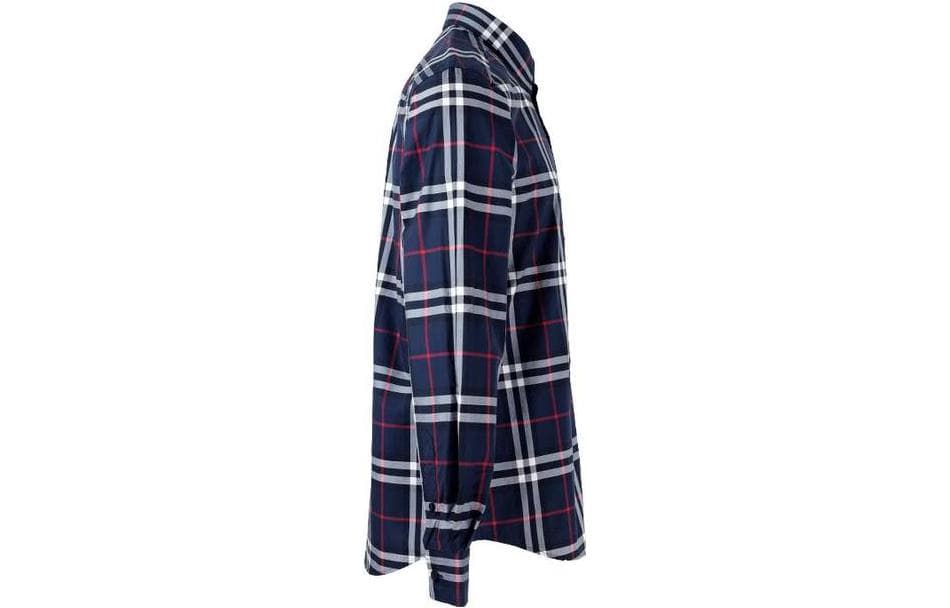 Рубашка Burberry Мужские Синие Рубашки - изображение 3