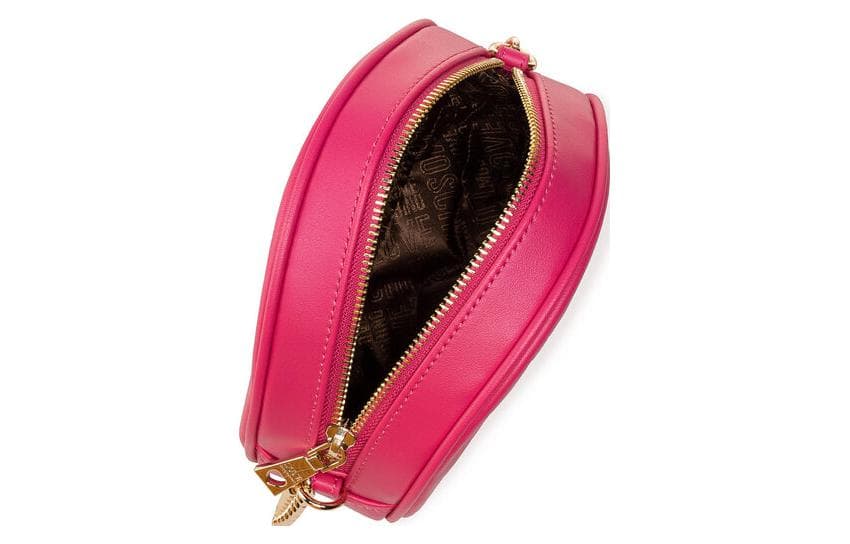 Сумка через плечо Love Moschino Heart Logo Chain Bag Pink - изображение 5