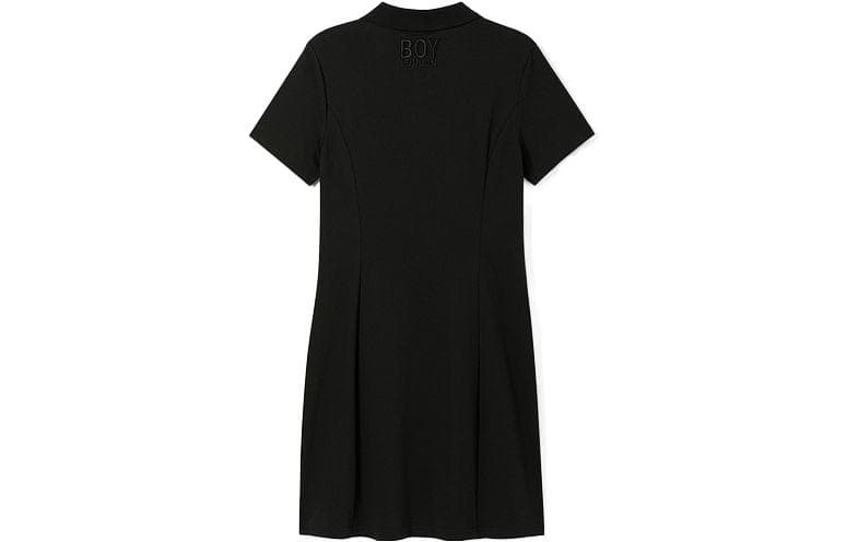 Платье BOY LONDON Короткое платье с короткими рукавами женское черное - изображение 2