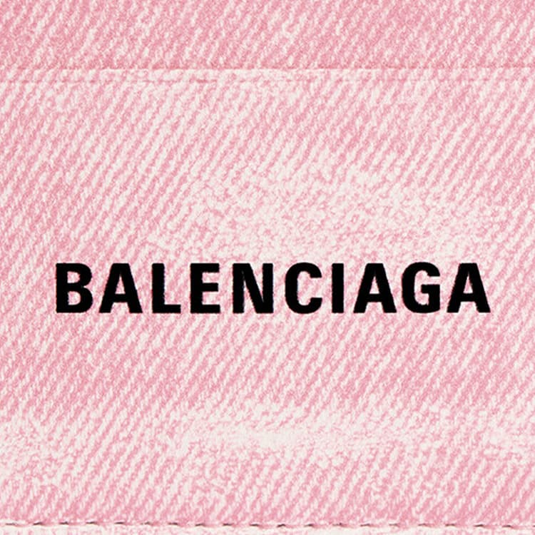Картхолдер Balenciaga Cash Наппа Овчина Картхолдер Женский Розовый - изображение 5